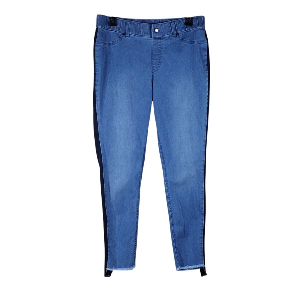 Zeza B Blue Cotton Denim Stretchy Streetwear Casual Comfy Spandex Pants Jeggings